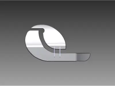 Obstacle for a skating park 3D model