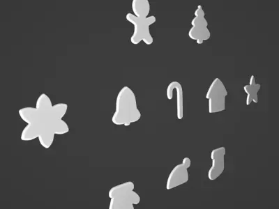 Christmas Cookie  3D print model