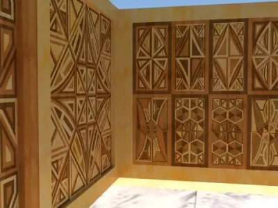 Library Study Desk Free 3D model