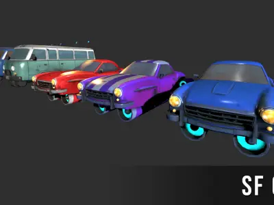 SF Car 3D model