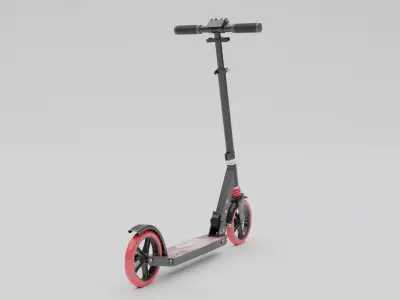 Electrical Cycle Low-poly 3D model