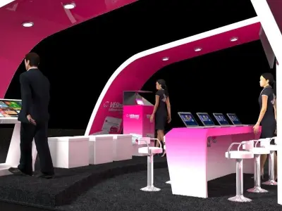 Stand for fair 3D model