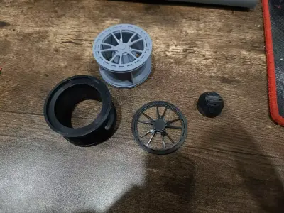 Lego technic Porsche 911 RSR Rim 3D print model