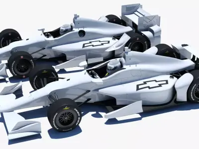 Indycar 2015 Chevrolet - Road and Oval 3D model