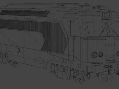 SNCF BB67300 Train 3D model