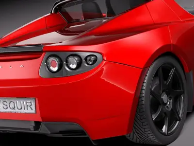 Tesla Roadster 2 5 2011 3D model