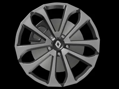 Car Rim Low-poly 3D model buy