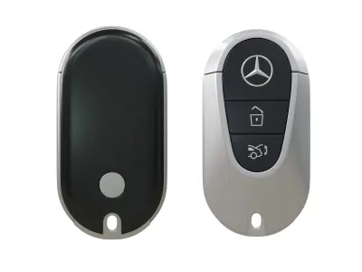 Car key Mercedes Low-poly 3D model