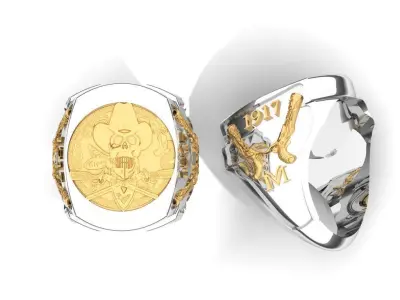 monkey ring  3D print model