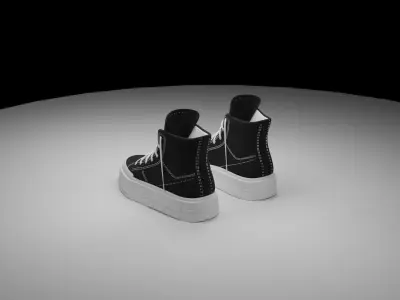 3d Converse all-star Shoes Free 3D model