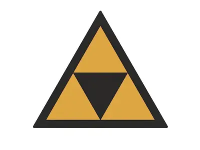 Free Triforce Christmas Tree Topper Free 3D print model