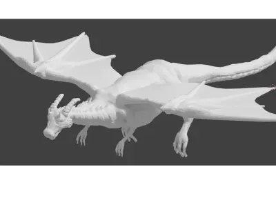 dragon sculpt  3D model