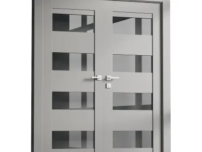 Modern interior door 16-2 3D model