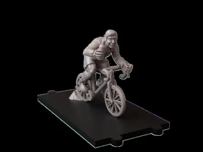 Gino Bartali TUSSLE FOR VICTORY 3D print model