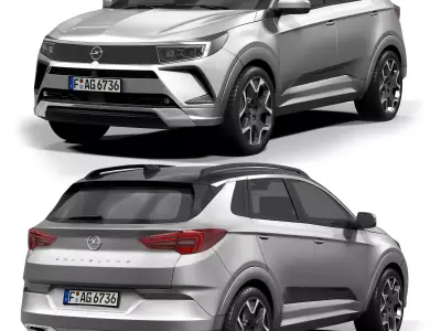 opel grandland 3D model