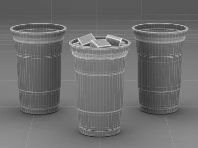 Aluminum Solo Cup 3D model