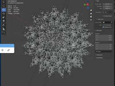 religion kaleidoscope decorative accessories 3D model