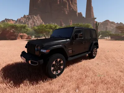 Jeep Wrangler Sahara 3D model