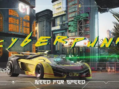 Neo-Rogue Viper-Cyberpunk Supercar 3D Model SCI FI 3D model