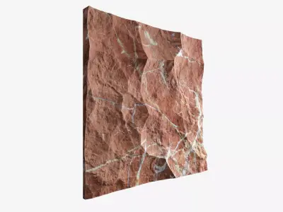 09-RockPanel marble texture 3D model