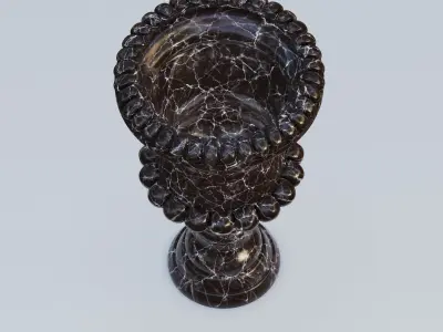 Garden urn planter03 3D model