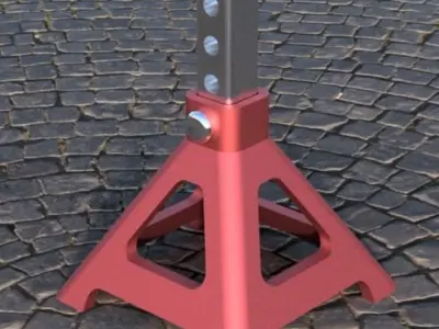 Jack stand 3D print model