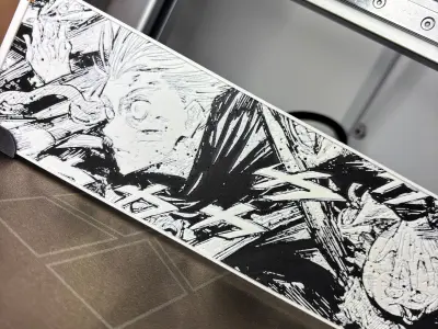 GOJO SATORU - SHIBUYA - HUEFORGEENTHUSIAST - MANGA PANEL 3D model