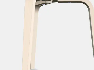 KYRRE Stool 1 Low-poly 3D model