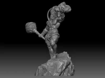 Hanuman ji 3D print model