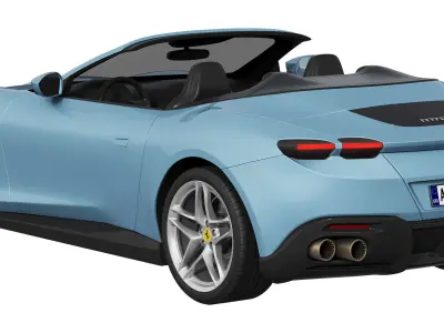 Ferrari Roma Spider 3D model