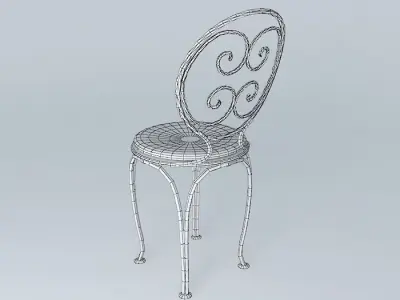 Decorative chair Free 3D model