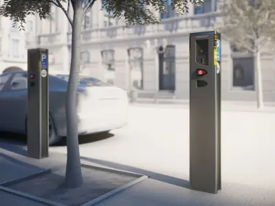 Parking meter 3D model