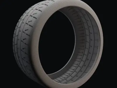 P Zero Trofeo R Tyre 3D model