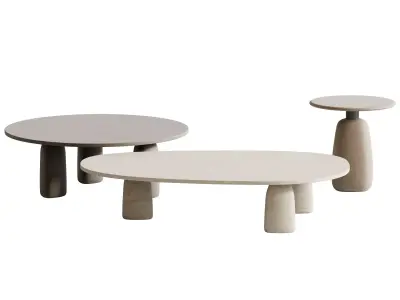 Poliform Strata Coffee Tables 3D model
