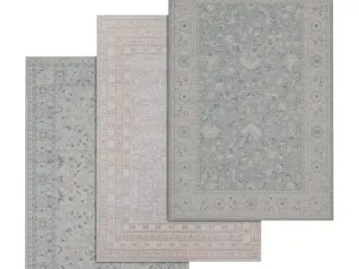 Rug Set 1230 3D model