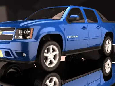 Chevrolet pickup double cabin 3D model