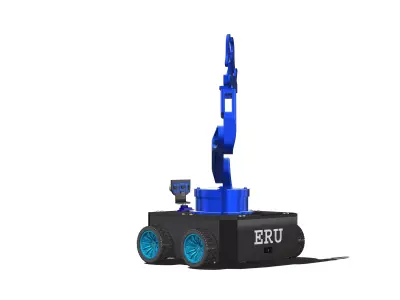 somo car with robot arm  3D print model