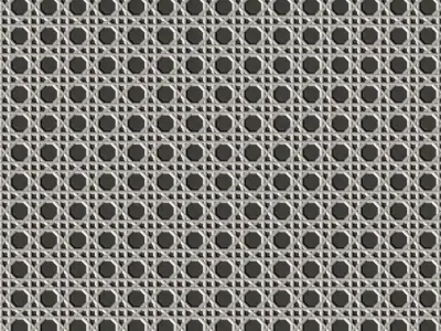 Canework for furniture  Mesh Cane webbing Free 3D model