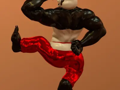 Kung Fu Panda 3D model