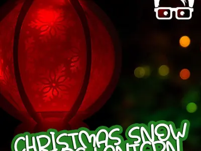 Christmas snow globe lantern Snowball DECORATION LIGHT 3D print model