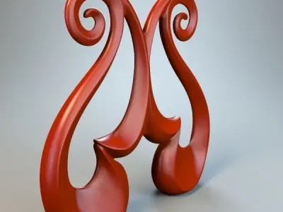 Abstract Figure 3D model 18