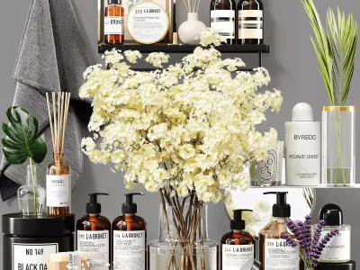 Bathroom Decor Set 016 3D model