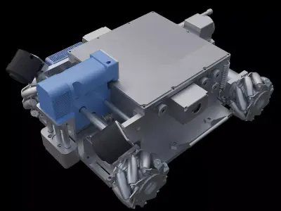 Underwater robots 3D model
