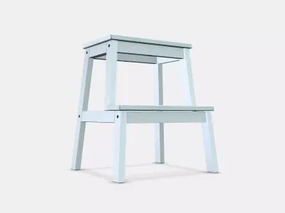 BEKVAM step stool Low-poly 3D model