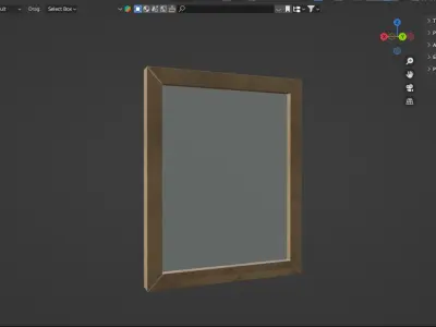 Creason Wood Gallery Wall Art Design 3D model