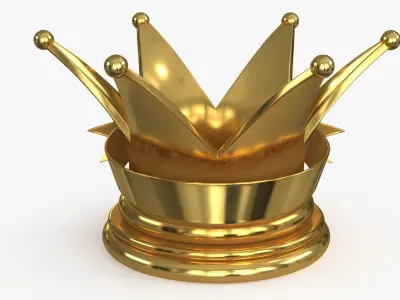 Award Trophy 10 Low-poly 3D model