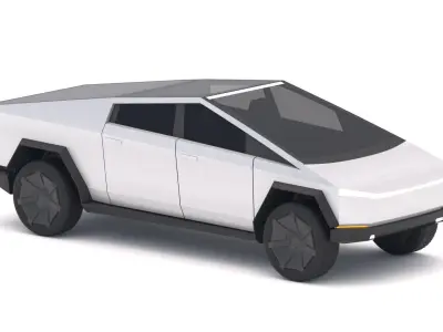 Tesla Cybertruck 3D model 12
