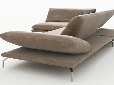 Caeser Sofa Bullfrog 3D model