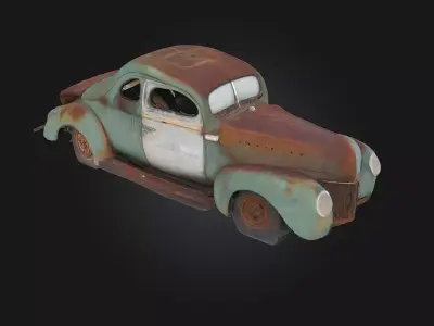 Rustic Relic  Weathered Elegance from a Forgotten Era 3D model