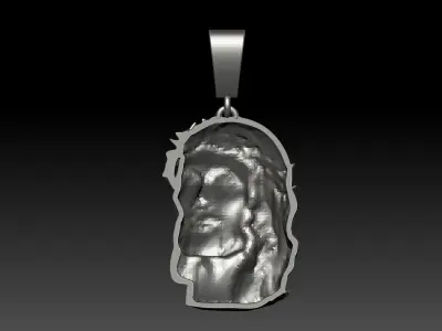 JESUS PENDANT 3D print model get